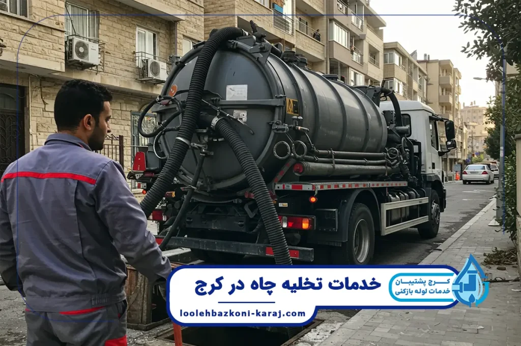 تخلیه چاه در حسین آباد